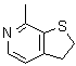 CAS#: 100037-71-6， 7-Methyl-2,3-Dihydrothieno[2,3-c]Pyridine