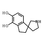 CAS#: 100038-00-4， 2,3-Dihydrospiro[Indene-1,3'-Pyrrolidine]-4,5-Diol