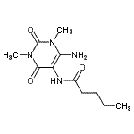 CAS#: 100052-09-3， N-(6-Amino-1,3-Dimethyl-2,4-Dioxo-1,2,3,4-Tetrahydro-5-Pyrimidinyl)Pentanamide