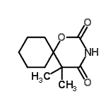 CAS#: 100055-69-4， 5,5-Dimethyl-1-Oxa-3-Azaspiro[5.5]Undecane-2,4-Dione