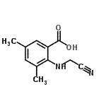 CAS#: 100060-25-1， 2-[(Cyanomethyl)Amino]-3,5-Dimethylbenzoic Acid