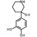 CAS#: 100112-61-6， 4-(3-Hydroxy-3-Piperidinyl)-1,2-Benzenediol
