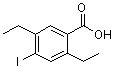 CAS 登录号：100127-56-8， 2,5-二乙基-4-碘苯甲酸
