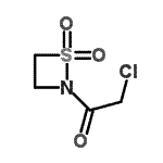 CAS#: 100181-28-0， 2-Chloro-1-(1,1-Dioxido-1,2-Thiazetidin-2-Yl)Ethanone