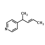 CAS#: 100190-72-5， 4-[(3E)-3-Penten-2-Yl]Pyridine