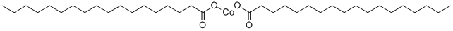 structure of CAS# 1002-88-6, Cobalt Stearate;Cobaltous Octadecanoate;Cobaltous Stearate;Cobalt(2+) Dioctadecanoate