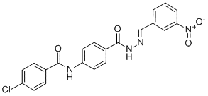 CAS#: 100278-42-0， 4-(4-Chlorobenzamido)Benzoic Acid 2-(3-Nitrobenzylidene)Hydrazide