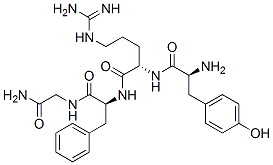 结构式 CAS# 100304-60-7, 酪氨酰-精氨酰-苯丙氨酰-甘氨酰胺