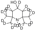 structure of CAS# 100326-46-3, 4-Hydroxy-2,2,6,6-Tetra(Methyl-D3)-1-Piperidinyl-3,3,4,5,5-D5-Oxy