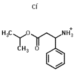 CAS#: 100369-82-2， 3-Isopropoxy-3-Oxo-1-Phenyl-1-Propanaminium Chloride