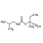 CAS#: 100400-50-8， 3-Methyl-1-Pentyn-3-Yl Isobutylcarbamate