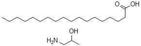 CAS#: 10042-65-6， Stearic Acid, Compound With 1-Aminopropan-2-Ol (1:1)
