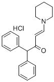 CAS 登录号:100482-64-2, 1,1-二苯基-4-哌啶-3-丁烯-2-酮盐酸盐