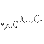 CAS#: 100530-44-7， 2-(Diethylamino)Ethyl 4-(Sulfamoylamino)Benzoate