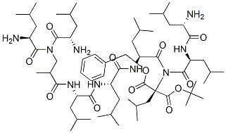 CAS#: 100642-98-6， Tert-Butoxycarbonylleucyl-Leucyl-Leucyl-Leucyl-Aminoisobutyryl-Leucyl-Leucyl-Leucyl-Leucine Benzyl Ester