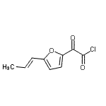 CAS#: 100750-55-8， Oxo{5-[(1E)-1-Propen-1-Yl]-2-Furyl}Acetyl Chloride
