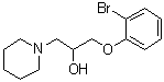 CAS 登录号：100794-31-8， 1-(2-溴苯氧基)-3-(1-哌啶基)-2-丙醇