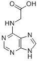 structure of CAS# 10082-93-6, (9H-Purin-6-Ylamino)Acetic Acid;2-(7H-Purin-6-Ylamino)Ethanoic Acid;Oprea1_220101;Eu-0008725
