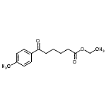 structure of CAS# 100847-87-8, Ethyl 6-(4-Methylphenyl)-6-Oxohexanoate;ethyl 6-(4-methylphenyl)-6-oxohexanoate
