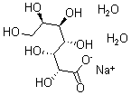 structure of CAS# 10094-62-9, D-Glycero-D-Gulo-Heptonicacid Monosodium Salt Dihydrate;Sodium (2R,3R,4S,5R,6R)-2,3,4,5,6,7-Hexahydroxyenanthate Dihydrate;Sodium D-Alpha-Glucoheptonate Dihydrate;Sodium D-Glycero-D-Gulo-Heptonate Dihydrate