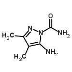 CAS#: 101080-50-6， 5-Amino-3,4-Dimethyl-1H-Pyrazole-1-Carboxamide