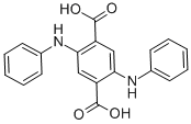 CAS 登录号：10109-95-2， 2,5-二苯胺基对苯二甲酸