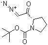 CAS#: 101130-03-4， 2-Methyl-2-Propanyl (2S)-2-(Diazoacetyl)-1-Pyrrolidinecarboxylate