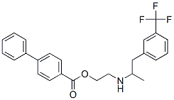 CAS#: 101221-55-0， 2-[1-[3-(Trifluoromethyl)Phenyl]Propan-2-Ylamino]Ethyl 4-Phenylbenzoate