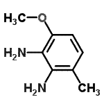 CAS#: 101251-28-9， 3-Methoxy-6-Methyl-1,2-Benzenediamine