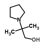 CAS#: 101258-96-2， 2-Methyl-2-Pyrrolidin-1-Yl-Propan-1-Ol