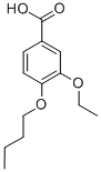 structure of CAS# 101268-36-4, 4-Butoxy-3-Ethoxybenzoate;4-Butoxy-3-Ethoxy-Benzoate;Zinc02890740