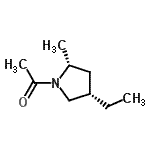 CAS#: 101347-71-1， 1-[(2R,4S)-4-Ethyl-2-Methyl-1-Pyrrolidinyl]Ethanone