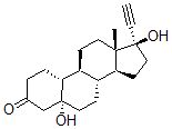 CAS#: 101409-94-3， 5,17-Dihydroxy-5,17,19-Norpregn-20-Yn-3-One