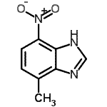 CAS#: 101420-63-7， 4-Methyl-7-Nitro-1H-Benzimidazole