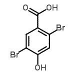 CAS#: 101421-19-6， 2,5-Dibromo-4-Hydroxybenzoic Acid