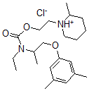 CAS#: 101491-86-5， 2-(2-Methyl-3,4,5,6-Tetrahydro-2H-Pyridin-1-Yl)Ethyl N-[1-(3,5-Dimethylphenoxy)Propan-2-Yl]-N-Ethyl-Carbamate Chloride