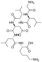 CAS#: 101510-87-6， (2S)-6-Amino-2-[[(2S)-2-[[(2S)-2-[[(2S)-2-[[(2S)-2-[(2-Aminoacetyl)Amino]-4-Methyl-Pentanoyl]Amino]-4-Methyl-Pentanoyl]Amino]-3-Carboxy-Propanoyl]Amino]-4-Methyl-Pentanoyl]Amino]Hexanoic Acid