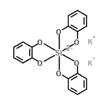 structure of CAS# 101519-13-5, Dipotassium Tris[1,2-Benzenediolato(2-)-kappa<Sup>2</Sup>O<Sup>1</Sup>,O<Sup>2</Sup>]Silicate(2-);Dikaliumtris[benzol-1,2-diolato(2-)-κ<sup>2</sup>O<sup>1</sup>,O<sup>2</sup>]silicate(2-);DIPOTASSIUM TRIS(1,2-BENZENEDIOLATO)O,O' SILICATE;Dipotassium tris(1,2-benzenediolato-O,O′)silicate