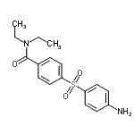 CAS 登录号：101533-58-8， 4-[(4-氨基苯基)磺酰基]-N,N-二乙基苯甲酰胺