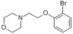structure of CAS# 101558-72-9, 4-[2-(2-Bromophenoxy)Ethyl]-Morpholine;4-[2-(2-Bromophenoxy)Ethyl]Morpholine 97%;1-[2-(2-BROMOPHENOXY)ETHYL]-MORPHOLINE;4-[2-(2-BROMOPHENOXY)ETHYL]MORPHOLINE