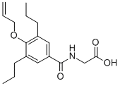 CAS#: 101564-63-0， 4-Allyoxy-3,5-Dipropylhippuric Acid