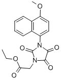 CAS#: 101564-81-2, 1-(Carboethoxymethyl)-3-(4-Methoxy-1-Naphthyl)-Parabanic Acid