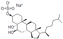 CAS#: 10157-93-4， 3beta-(Sodiosulfooxy)-5alpha-Cholestane-5,6beta-Diol