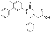 CAS#: 101626-78-2， N-Benzyl-N-(6-Methyl-1,1'-Biphenyl-3-Ylcarbamoylmethyl)-Glycine