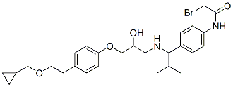 CAS#: 101639-68-3， 1-(4-(2-Cyclopropylmethoxyethyl)Phenoxy)-3-(1-(4-Bromoacetamidophenyl)-2-Methyl-Propylamine)-2-Propanol