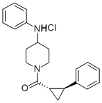 CAS#: 101670-77-3， Ketone, 4-Anilinopiperidino 2-Phenylcyclopropyl, Hydrochloride