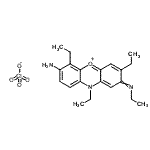 CAS#: 101896-25-7， 4,7,10-Triethyl-8-Ethylimino-Phenoxazin-5-Ium-3-Amine Perchlorate