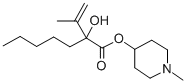 CAS#: 101913-74-0， (4-Methylpiperidin-4-Yl) 2-Hydroxy-2-Prop-1-En-2-Ylheptanoate