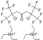 CAS#: 101913-86-4， 2,6-Bis(trifluoromethyl)-2,6-dihydroxy-1,1,1,7,7,7-hexafluoro-4-Heptanone bis(triethylamine)salt