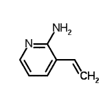structure of CAS# 102000-72-6, 3-Vinyl-2-Pyridinamine;2-Pyridinamine,3-ethenyl-;3-vinylpyridin-2-amine